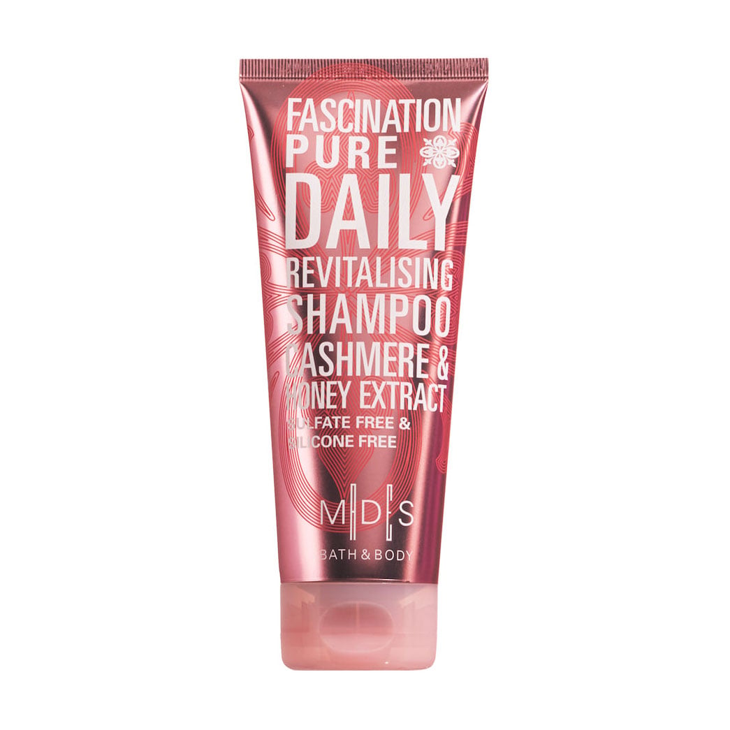Уцінка! Відновлювальний шампунь для волосся Mades Cosmetics Bath &amp; Body Fascination Pure Daily Revitalising Shampoo Cashmere &amp; Honey Extract, 200 мл