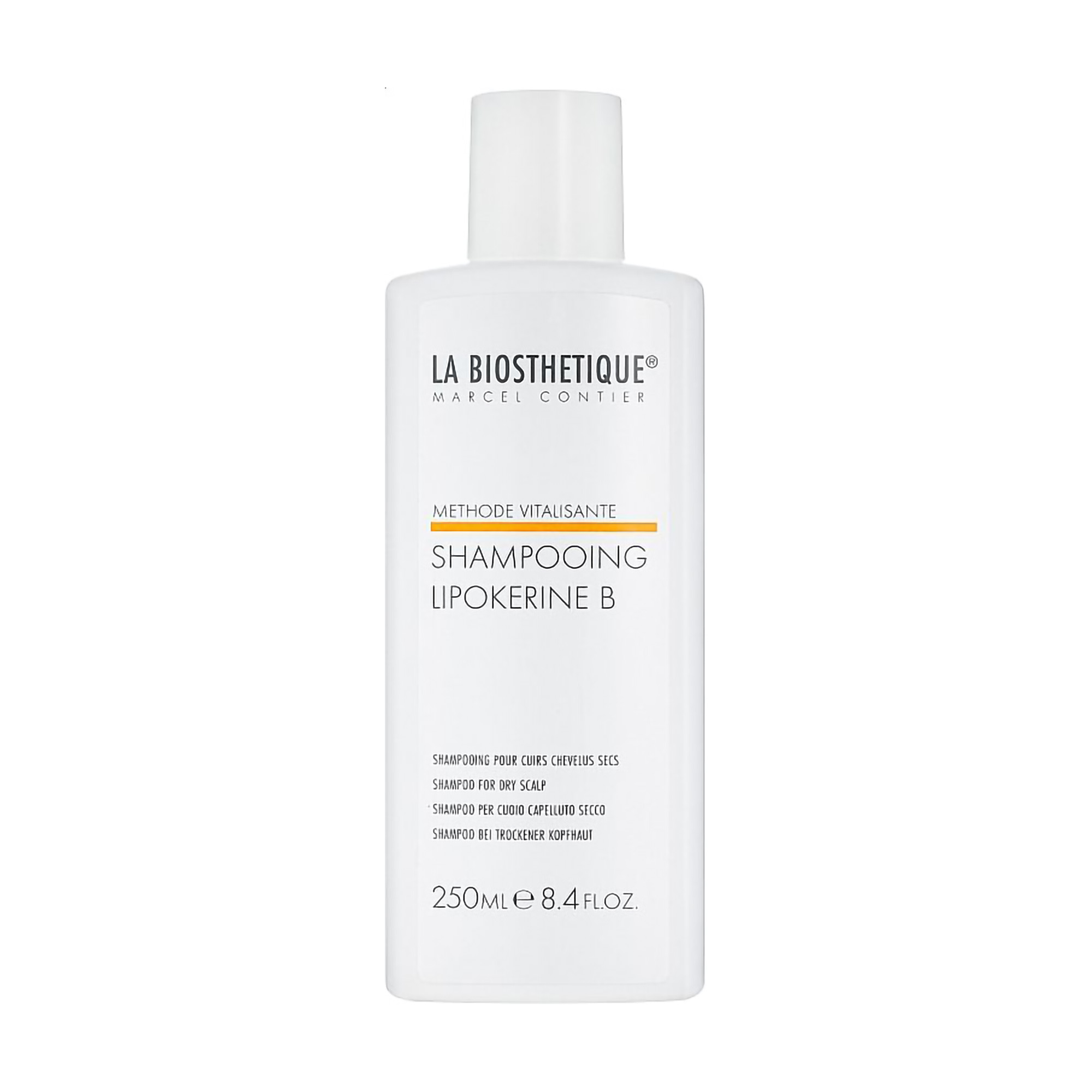 Уцінка! Відновлювальний шампунь La Biosthetique Shampooing Lipokerine B для сухого волосся та сухої шкіри голови, 250 мл