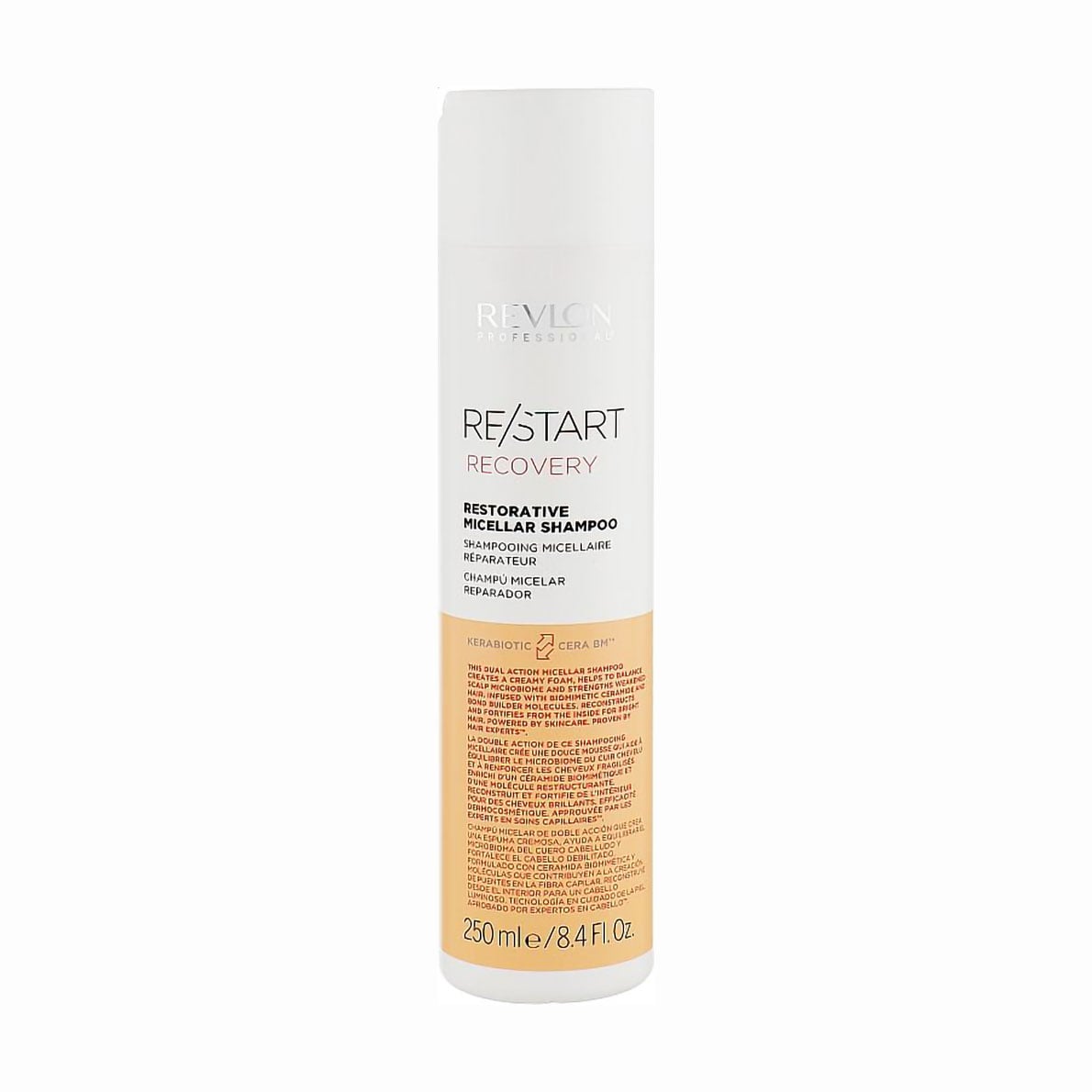 Відновлювальний шампунь для волосся Revlon Professional Restart Recovery Restorative Micellar Shampoo, 250 мл